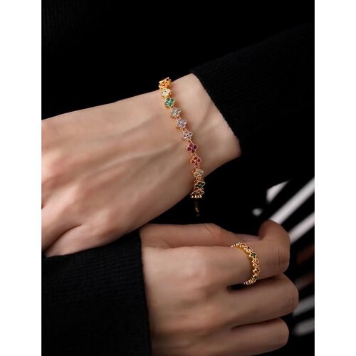 Caleidoscoop klaver kristal armband Caleidoscoop klaver kristal armband