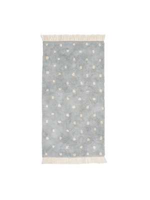 Hiske Vloerkleed blauw met stipjes Hiske Vloerkleed blauw met stipjes