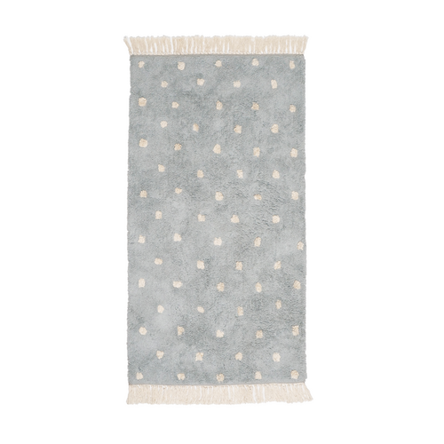 Hiske Vloerkleed blauw met stipjes Hiske Vloerkleed blauw met stipjes