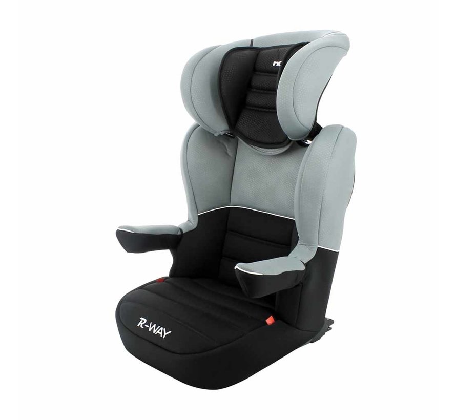 Isofix autositze R-Way - Kindersitze Gruppe 2 und 3 - schwarz, grau