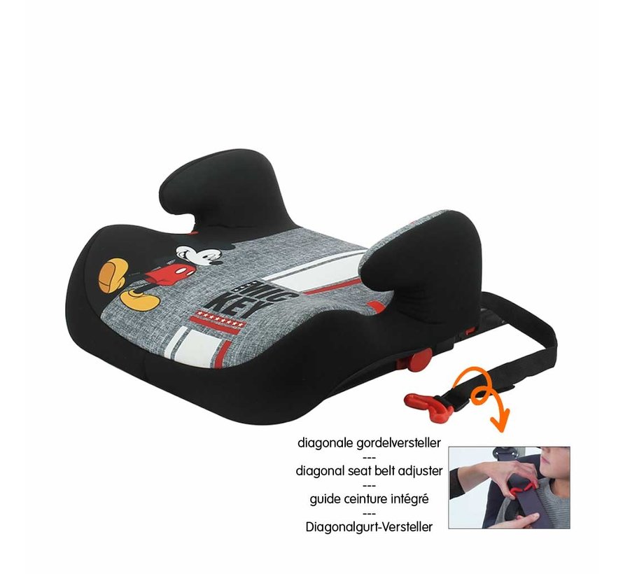 Isofix booster - TOPO easyfix - Group 3 - Mickey Mouse
