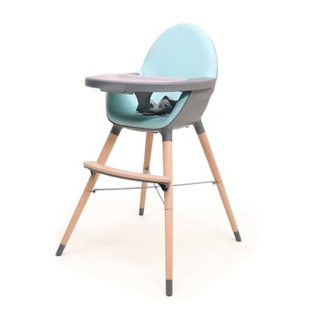 AT4 ESSENTIAL meegroeistoel - Baby en kinderstoel - Grijs, Blauw