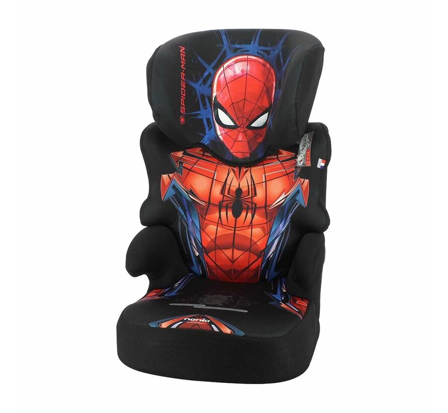 Befix First Spiderman - autostoel groep 2/3 - van 15 tot 36 kg - Goed getest ANWB