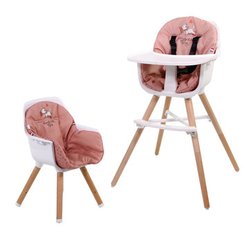 Nania Paulette Highchair - 2 in 1 - High chair - from 6 months onwards