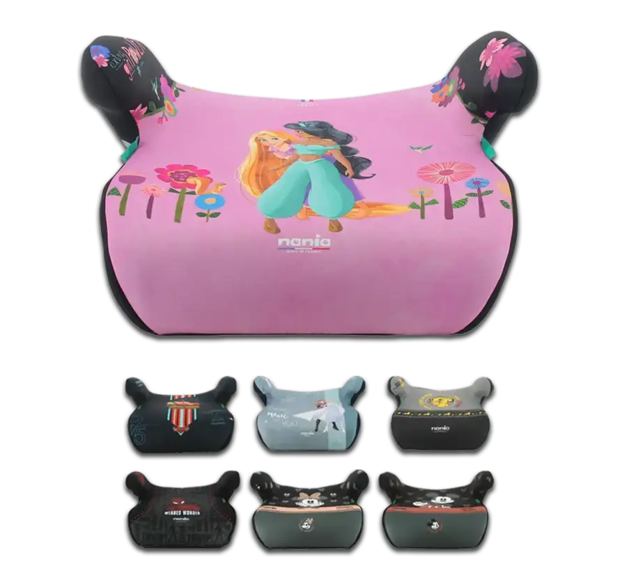 ALPHA - i-Size booster seat - Disney first version - height of child from 126 to 150 cm - from approx. 6 years of age