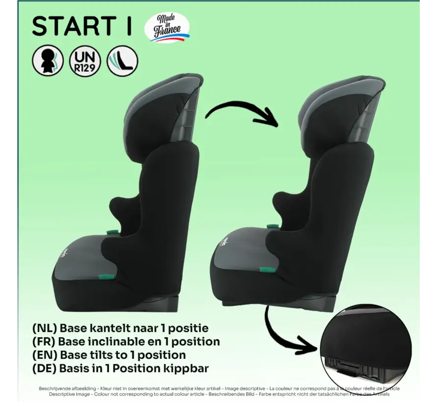 RACE-i growth car seat - i-Size - Child height from 76 to 140 cm - from approx. 1 year - DISNEY