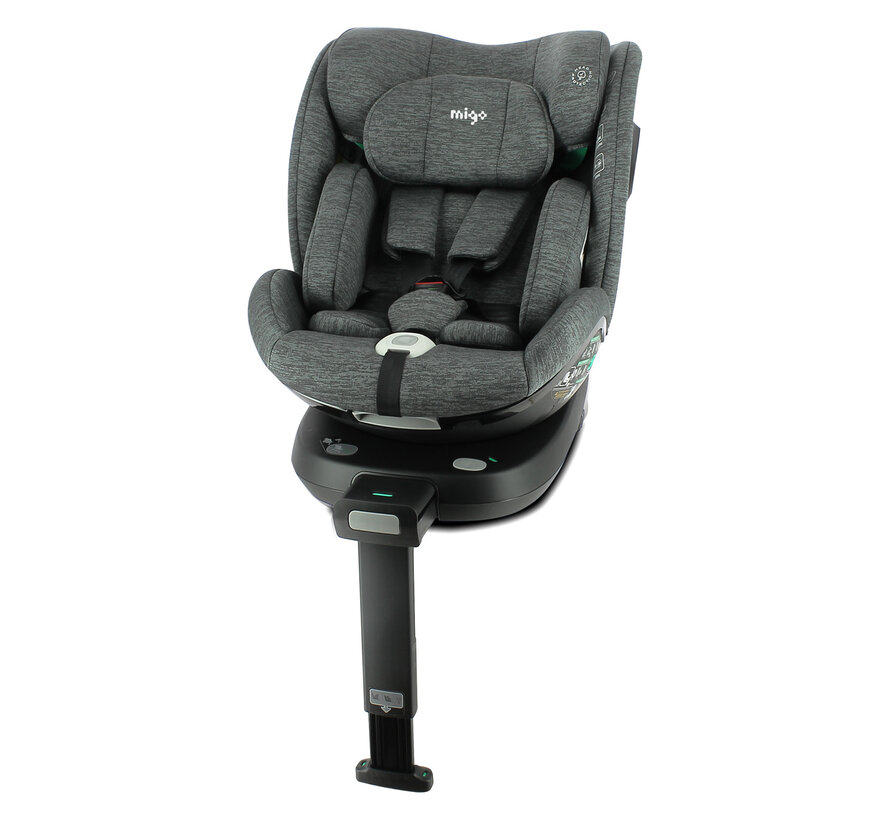 SOFTY - Isofix car seat - 360° swivel - i-Size - Child height from 40 to 150 cm - from birth to 12 years