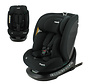 PHOENIX - Isofix Autositz - 360° drehbar - i-Size - Kindergröße von 40 bis 150 cm - von Geburt bis 12 Jahre - Komfortgewebe Schwarz
