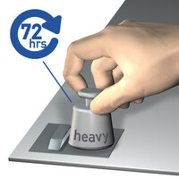 thumb-Zelfklevende Dibond hanger, max. 1 kg.  voor op Dibond / Plexiglas-4