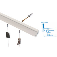 thumb-Artiteq Shadowline Masonry - voor op stenen wand. Pakket van 5 stuks-3