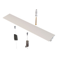 thumb-Artiteq Shadowline Drywall bevestiging op gipsplaat 13 mm. Pakket van 5 stuks.-4