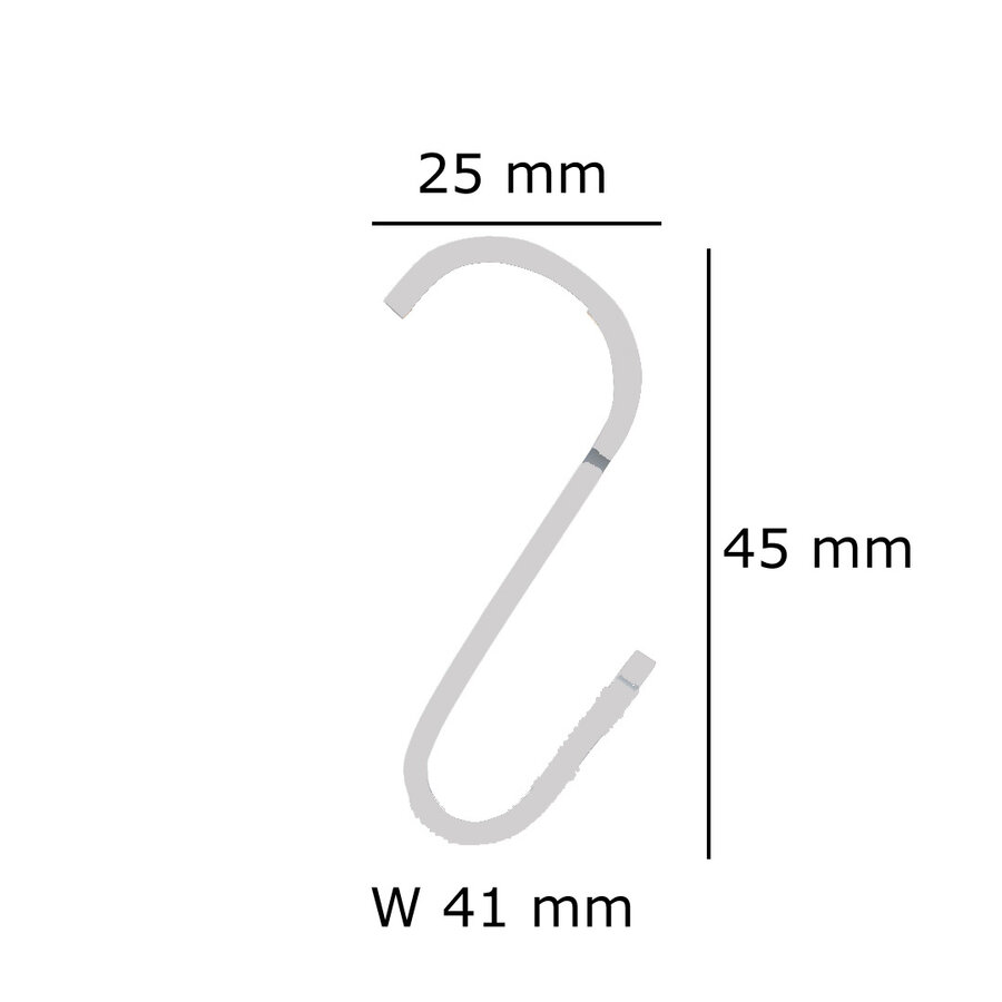 Kantlat haak koper voor kantlatten met een dikte van 20 mm.-5