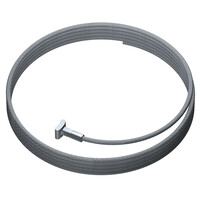 thumb-Artiteq 2 mm. staaldraad met Solid Slider in 5 lengtes: 150, 200, 250, 300 en 500 cm.-2