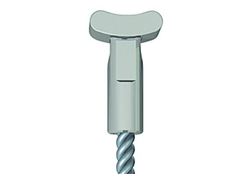 Staaldraad met Solid Slider in 5 lengtes 