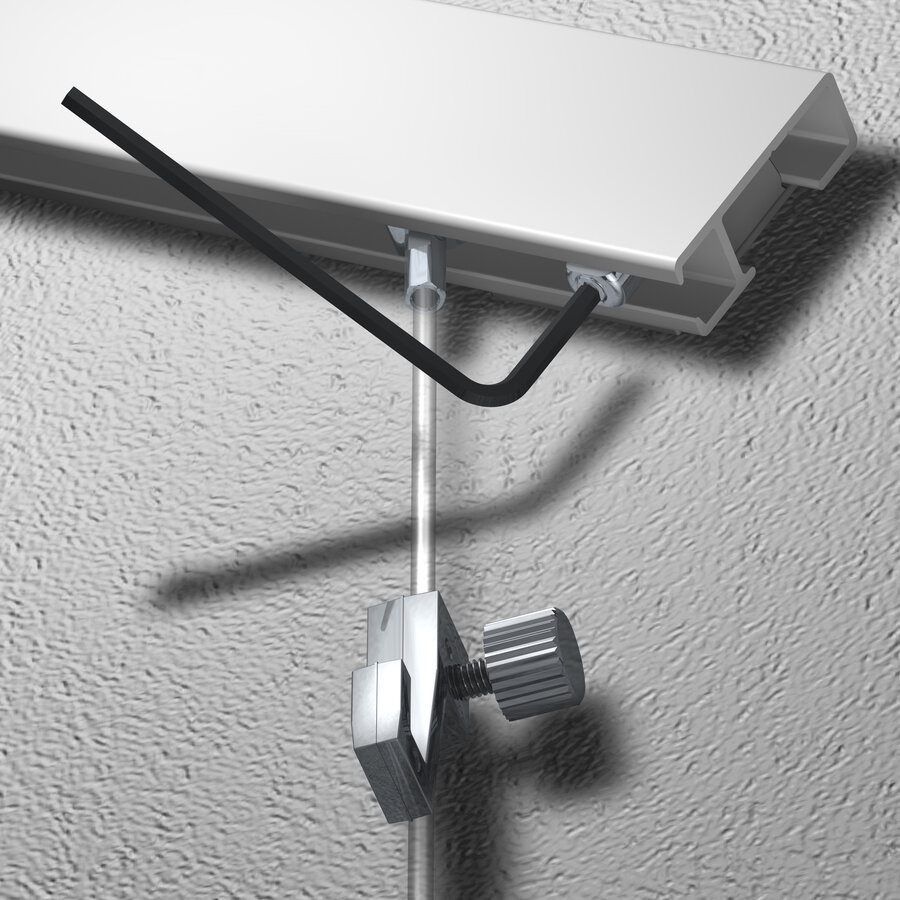 Artiteq 2 mm. staaldraad met Solid Slider in 5 lengtes: 150, 200, 250, 300 en 500 cm.-6