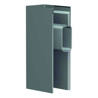 Eindkap voor Click Rail Pro, kleur aluminium (grijs)