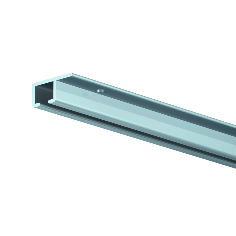 Artiteq Top Rail in aluminium kleur, schilderij-ophangsysteem voor systeemplafonds, 10 lengtes van 2 meter.-1