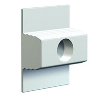 thumb-Artiteq Click Rail wit-RAL 9016 primer, schilderij ophangsysteem voor aan de wand. belastbaar tot 20 kg/m. 5 lengtes van 3 meter.-5