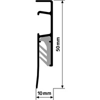 thumb-Artiteq Info Rail kleur wit. voor het flexibel ophangen van tekeningen, orders etc. voor thuis, op school en op het werk.-4