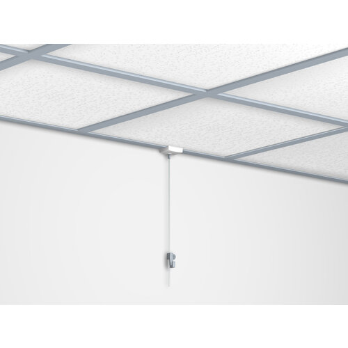 Hanger voor aan een systeemplafond 