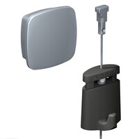 thumb-Uniq Hanger met 1 mm. perlonkoord en Micro Grip-9