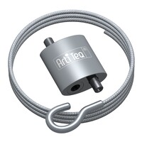 thumb-Artiteq Loop Hanger set met 1,2 mm. staaldraad en ophanghaak, l= 300 cm.-1