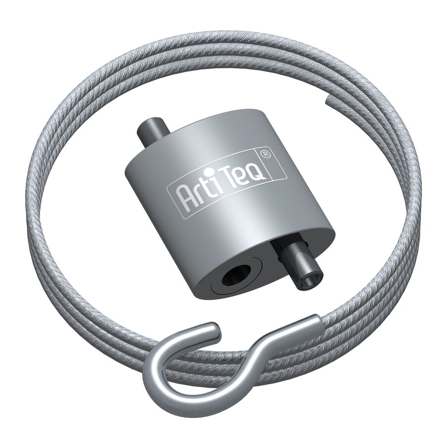 Artiteq Loop Hanger set met 1,2 mm. staaldraad en ophanghaak, l= 300 cm.-1