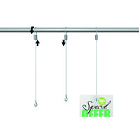 thumb-Artiteq Loop Hanger set met 1,2 mm. staaldraad en ophanghaak, l= 300 cm.-2