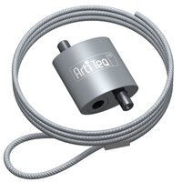thumb-Artiteq Loop Hanger set met 1,2 mm. staaldraad met lus, lengte 300 cm.-1
