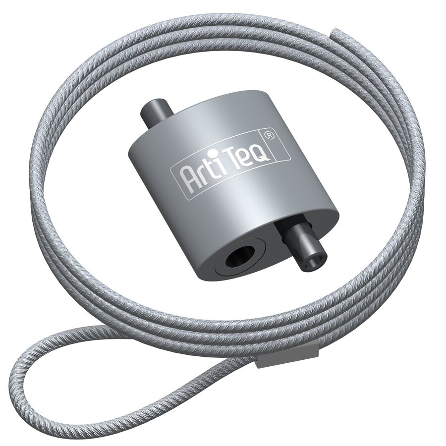 Artiteq Loop Hanger set met 1,2 mm. staaldraad met lus, lengte 300 cm.-1