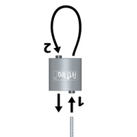 thumb-Artiteq Loop Hanger voor 1,2 tot 1,5 mm. ophangkoord-3