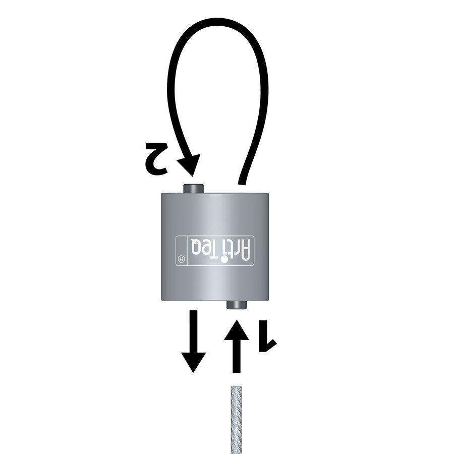 Artiteq Loop Hanger voor 1,2 tot 1,5 mm. ophangkoord-3