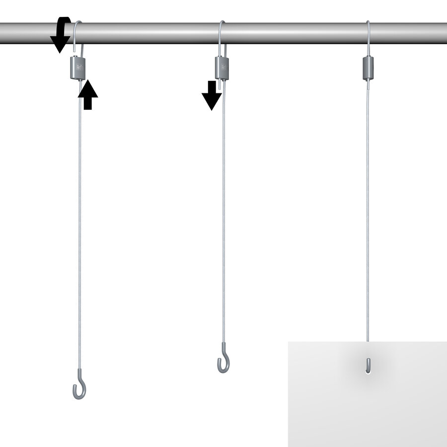 Artiteq Loop Hanger voor 1,2 tot 1,5 mm. ophangkoord-4