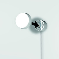 thumb-Artiteq witte Picture Mouse Solo complete set, lengte koord 150 cm.-6