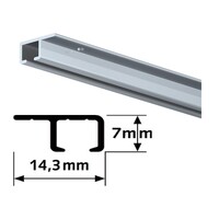 thumb-Top Rail alu voor systeemplafonds lengtes van 3 meter-2