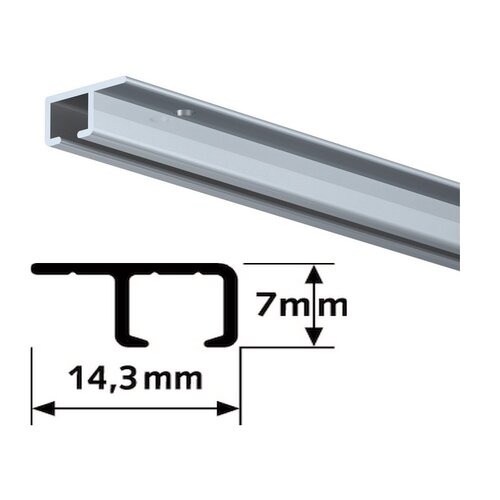 Top Rail alu, 10 lengtes van 3 meter 