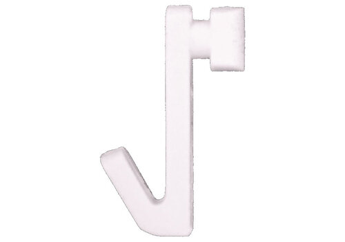 QuickWall  witte systeemwandhaak 