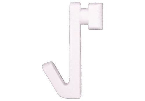 QuickWall  witte systeemwandhaak 