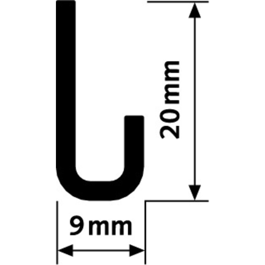 De Classic Rail+ in aluminium uitvoering is een schilderij ophangsysteem wat belastbaar is tot 100 kg/m.-4