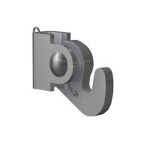 thumb-Artiteq Classic Rail+ borgbare ophanghaak voor ophangstang van 4 mm. max. 40 kg.-1