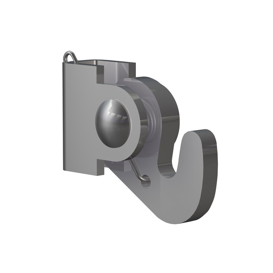 Artiteq Classic Rail+ borgbare ophanghaak voor ophangstang van 4 mm. max. 40 kg.-1