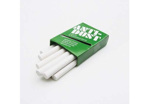 12 stuks witte anti-stof krijtjes 