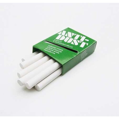 12 stuks witte anti-stof krijtjes 