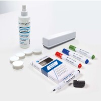 Starterkit voor gebruik met glasborden