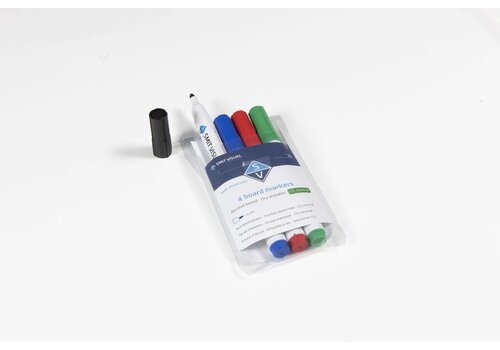 Bordstiften, 4 stuks in 4 kleuren - 3 mm. 
