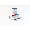 Smit-Visual Whiteboard stiften, 10 stuks rood blauw zwart groen