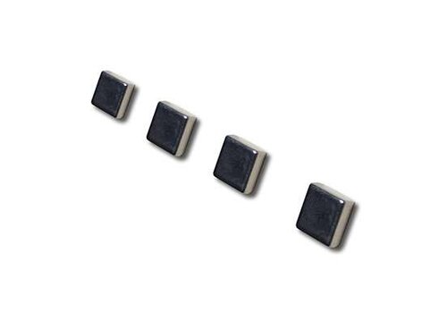 Vierkante platte glasbord magneten 