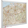 Smit-Visual Wegenkaart Belgie en Luxemburg op magnetische whiteboard