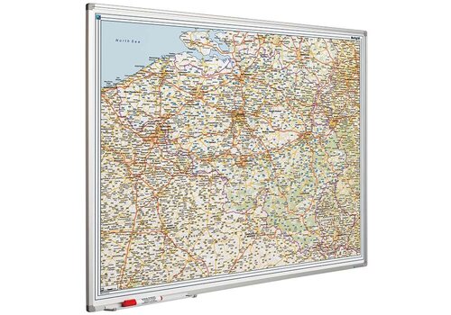 Wegenkaart van Begie en Luxemburg 