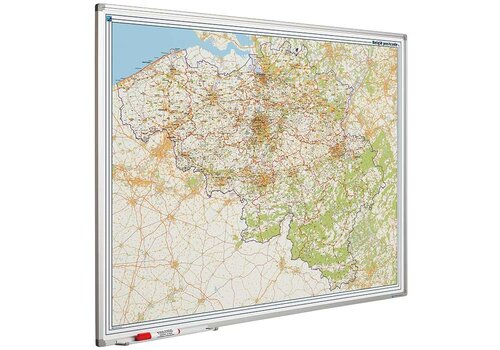 Postcodekaart van Belgie 